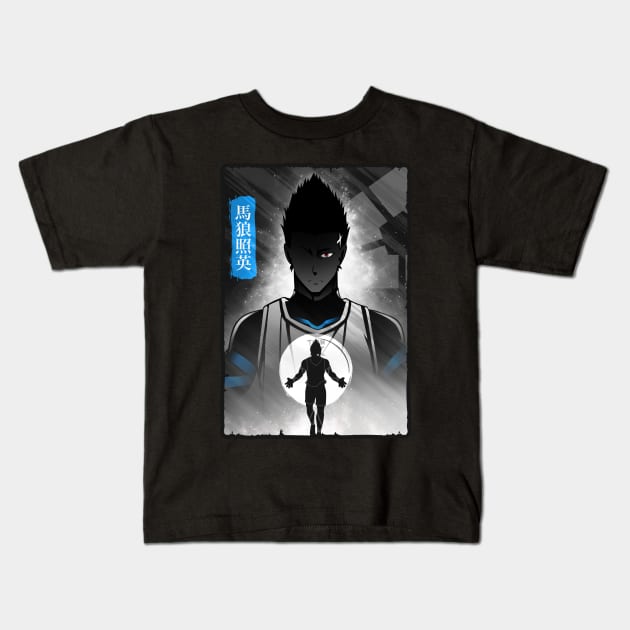 Baro Blue Lock Kids T-Shirt by Arestration